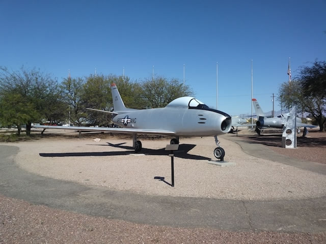 F-86F Sabre, S/N 51-13278, Arizona ANG, Tucson International Airport in Arizona